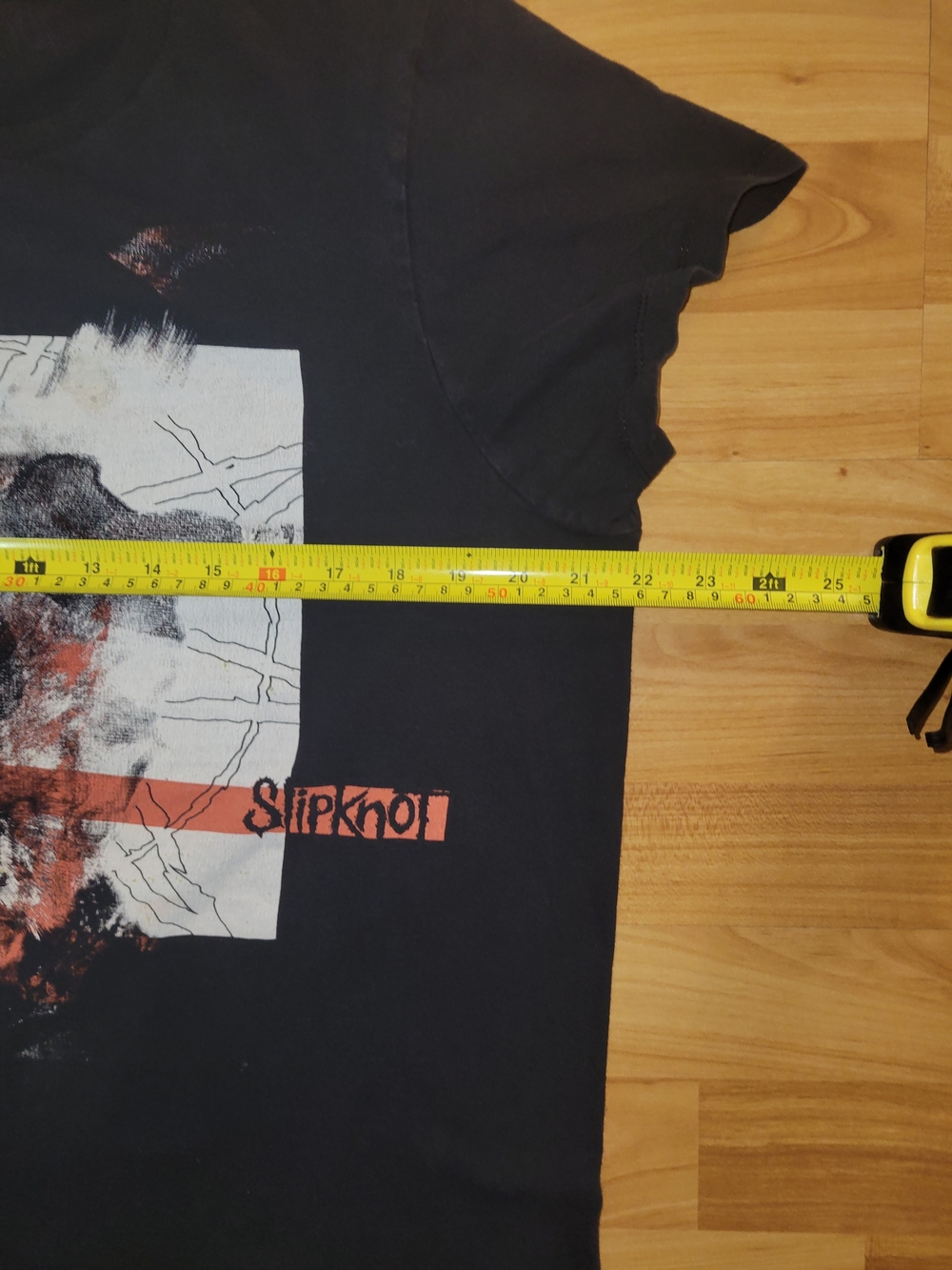 Slipknot Thrashed Bundle: Men's Faded Black XL + Black Large Band Graphic Tees - Picture 7 of 10